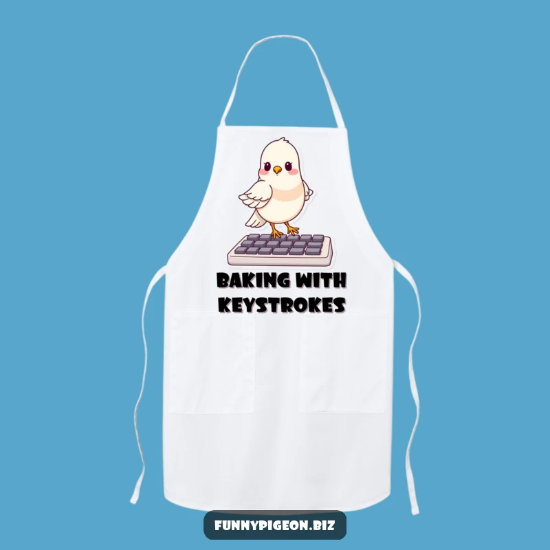 Funny Pigeon Apron: Hilarious Kitchen Gift for Bird-Loving Cooks!