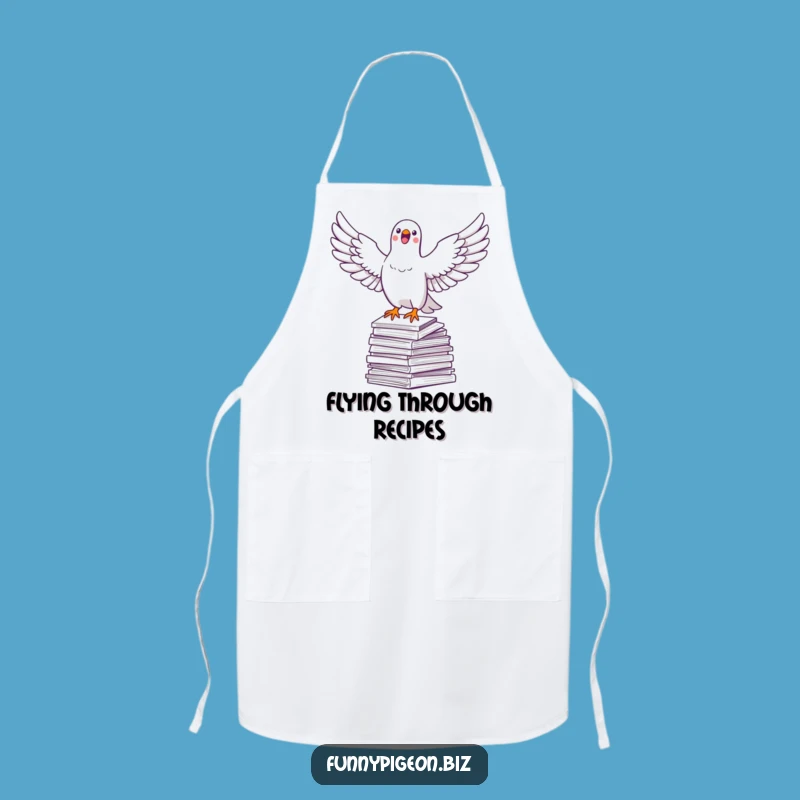 Funny Pigeon Soaring Apron - Kitchen Fun for the Office Escapee Gift