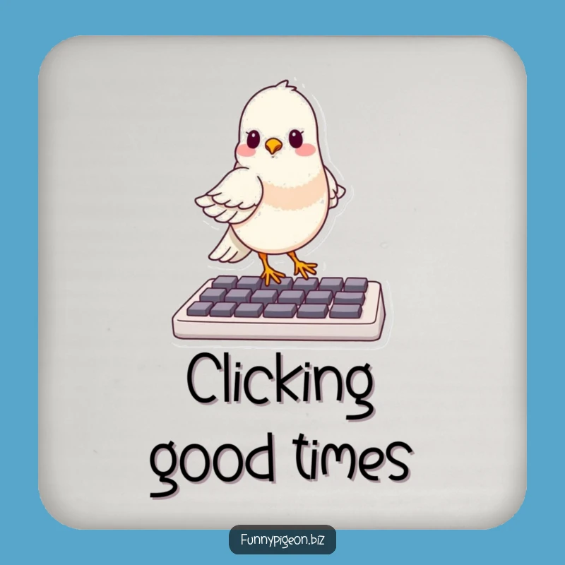 Funny Pigeon Coaster: Protect Surfaces with This Hilarious Bird Gift!